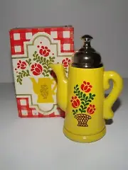 Vtg Avon Koffee Klatch Coffee Pot Bottle Lilac Foaming Bath Oil New Old Stock