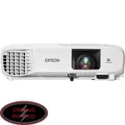 Epson V11H98502 PowerLite 119W WXGA 3LCD Classroom Projector 2X HDMI 4000 Lumens