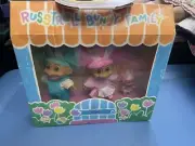 EASTER BUNNY TROLLS FAMILY - 5" & 3" Russ Troll Dolls - NEW IN UNOPENED PACKAGE