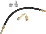 X AUTOHAUX 1 Set 45 Degree Copper Tire Valve Extension with Universal Plastic 300mm Tyre Valve Stem Extender for Car Motorcycle RV Truck Bike