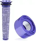 1 Post +Pre Filter for Dyson V7 (SV11, SV37) & V8 (SV10, SV25) Vacuum Cleaners