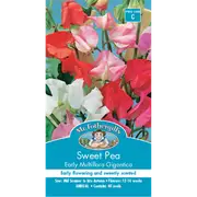 Mr Fothergill's Sweet Pea Early Mulitflora Flower Seeds