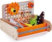 Hape Science Experiment Toolbox Junior Inventor Kids/Toddler Pretend Toy 4+
