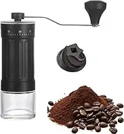 Manual Coffee Bean Grinder - 40 Adjustable Settings Handheld Coffee Grinder,Portable Hand Grinder Coffee Machine, Manual Coffee Grinder for Travel, Camping, Studio, Cafe, Home