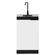 AlfrescoPlus 950mm Arctic White Single Sink Module