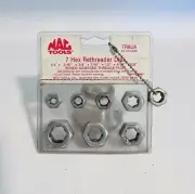 Snap On 7 Hex Rethreader Dies TR8UA NC-Coarse Vintage New NOS 1/4" to 5/8"