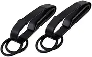 [LIFKOME] 2pcs Key Ring Clip Keychain Key Hook Carabiner Belt Clip Practical Key Holder for Step Dad