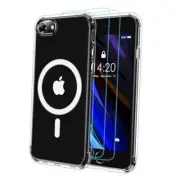 Magnetic Case for iPhone SE Case iPhone SE 2022/2020, iPhone 8/7 Clear
