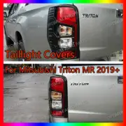 MATTE Black Tail Light Trim Cover suits Mitsubishi Triton MR 2018-2023 (for: Mitsubishi)