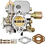39 Pict-3 Carburetor For VW Beetles Super Beetles 1971-1979 Dual Port 1600cc Air Cooled Type 12V Engine Electric Choke Volkswagen Bug Bus Thing Karmann Ghia Sedan Kombi, SOLEX 39MM 113129031K