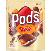 Pods Pods Twix Chocolate Snack & Share Bag 160g