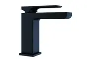 Astro square vanity basin mixer matt black