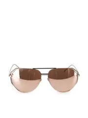 Bronze Oversized Aviator Sunglasses