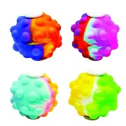 Raymond Pop 'N' Spin Balls (12 per Box) - and Adult – Multicolor Pop Fidget S...