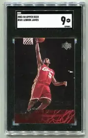 2003 Upper Deck Lebron James Star Rookie #301 SGC 9 MINT