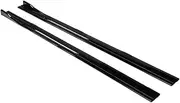 ABS 2.2m Side Skirts Bumper Extension Rocker Splitters Diffuser Winglet Wings Bumper Compatible for BMW F82 M4 2014-2023