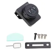 Glass Cabinet Lock Mechanical Password Lock Aluminum Alloy Glass Showcase Lock