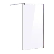 1100 x 2000mm Frameless 10mm Safety Glass Shower Screen