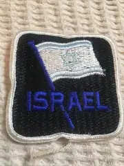 Israel Flag Embroidered Patch - Sew on