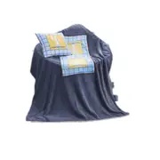 Cactus Pattern Multifunctional Plush Blanket Square Pillow Quilt Office Car Pillow Cushion, Size : M