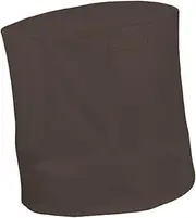 Perfk Wood Chipper Shredder Mulcher Cover,Waterproof Dustproof Drawstring Electric Leaf Mulcher Cover for Lawn, Home,Garden,Outdoor, Coffee