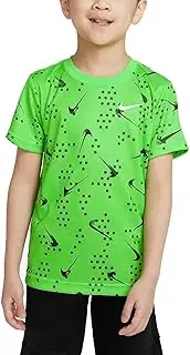 [Nike] Toddler Boys Dri-Fit Logos Active Tee (G(76I528-E1M)/W, 2T)