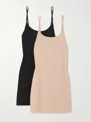 [Skin] Skin - Ginny Set Of Two Stretch Organic Pima Cotton-jersey Tanks - Multi - small small Multi