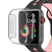 4PCS TPU Slim Clear Case Screen Protector Full Cover For Apple Watch Series 4 (44mm)