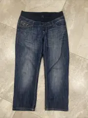 Size S Pumpkin Patch Maternity Jeans 3/4 Can Be Shorts Fit Size 10