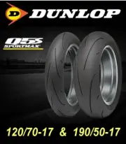 DUNLOP SPORTMAX Q5S 120/70ZR17 & 190/50ZR17 TIRES SUZUKI HAYABUSA GSX1300R 1000R