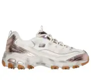 Skechers Women's D'Lites - Vintage Vision Sneaker Natural/Gold - 150245-NTGD, Na