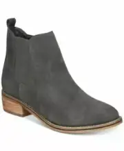 AQUA College Lori Waterproof Insulated Dark Grey Suede Ankle Boots Size 6M