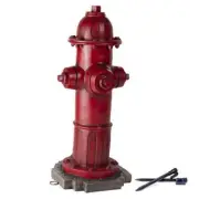 - Dog Fire Hydrant Garden Statue with 2 Stakes, 16 Inches