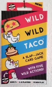 Wild, Wild Taco A Slap- Jack Card Game by Taco Cat Goat Cheese Pizza 2-8 Pl New