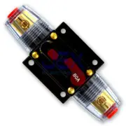 80 Amp In-Line DC Circuit Breaker Solar Audio Car RV 80A 80AMP Fuse 12V 24V 32V