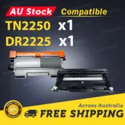 1x TN2250 Toner + 1x DR-2225 Drum Cartridge for Brother HL2242D HL-2250 DCP-7060