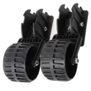 Folding Dinghy Launching Wheels for Inflatable Boats Black