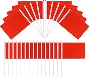 DS. DISTINCTIVE STYLE Small Flags on Stick 25 Pieces Mini Handheld Coloured Marker Flags 8.2 Inch x 5.5 Inch for Parades, Indoorr and Outdoor Decoration