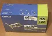 LINKSYS WIRELESS-N PCI ADAPTER WMP300N NEW SEALED