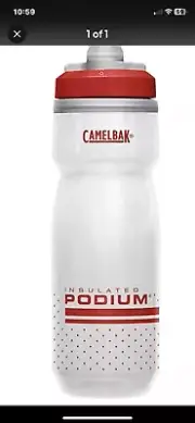 CamelBak Podium Chill 21oz Water Bottle - 621ml/21oz - Fiery Red NEW