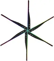 3D Hologram Advertising Display Fan WiFi 3D Holographic Lamp Player Remote Projector Fan Business Store Shop Logo Light Festival Advertising Display(115cm)