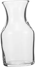 FUNNETOYU Mini Wine Carafe Glass Single Serve Wine Decanter Elegant Glass Construction for Festive Occasions