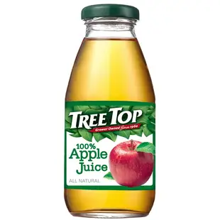 Tree Top 樹頂100%蘋果汁 蔓越莓綜合果汁300ml/瓶(玻璃瓶)【2種口味任選】玻璃瓶裝