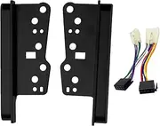MAX COOL Car Stereo Double Din Dash Facia Fascia Kit with ISO Wiring Harness Suitable for Toyota