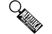 Metallica Quake Enamel Keyring (Black/White) (60mm)