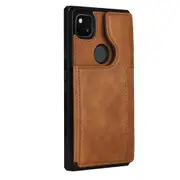 Cell Phone Case for Google Pixel 4A PU Leather Back Cover TPU Coque Ultra-thin Magnetic Bags