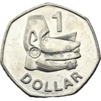 在飛比找Yahoo!奇摩拍賣優惠-大嘴猴 所羅門群島硬幣1圓 2008年版 大直徑30mm 大