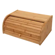 Bamboo Bread Bin Storage Box Kitchen Loaf Pastry Container