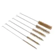 6 Pcs Brass Tube Cleaning Brush Wire Brush Set Cleaning Polishing Tool Bras Z3N4