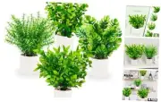 4 Packs Mini Artificial Potted Plants Small Fake Plants Artificialery for Green